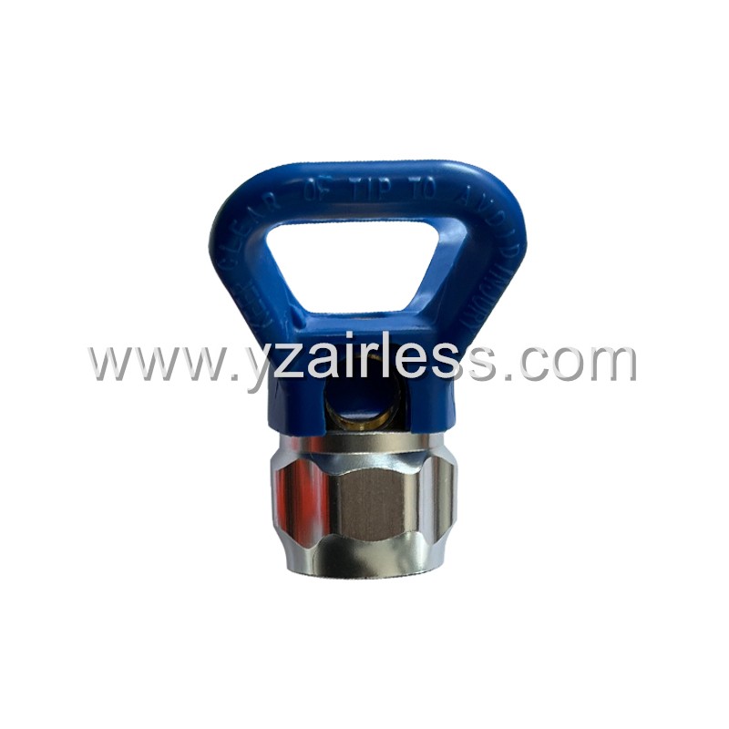 Airless gun tip nozzle guard