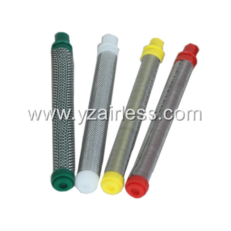 Airless spray gun part filters