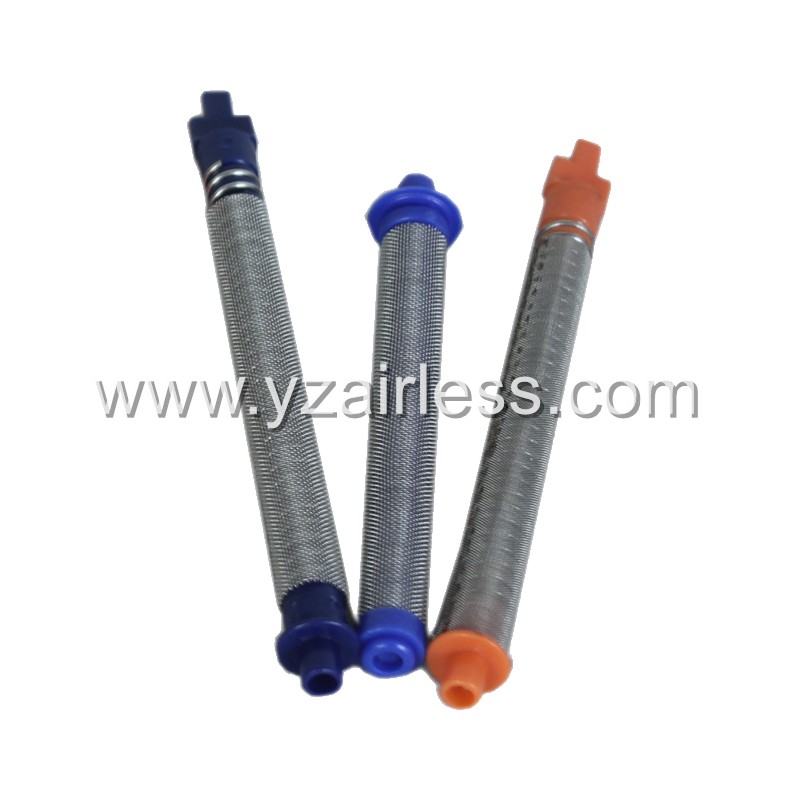 Latex airless paint spray gun filters