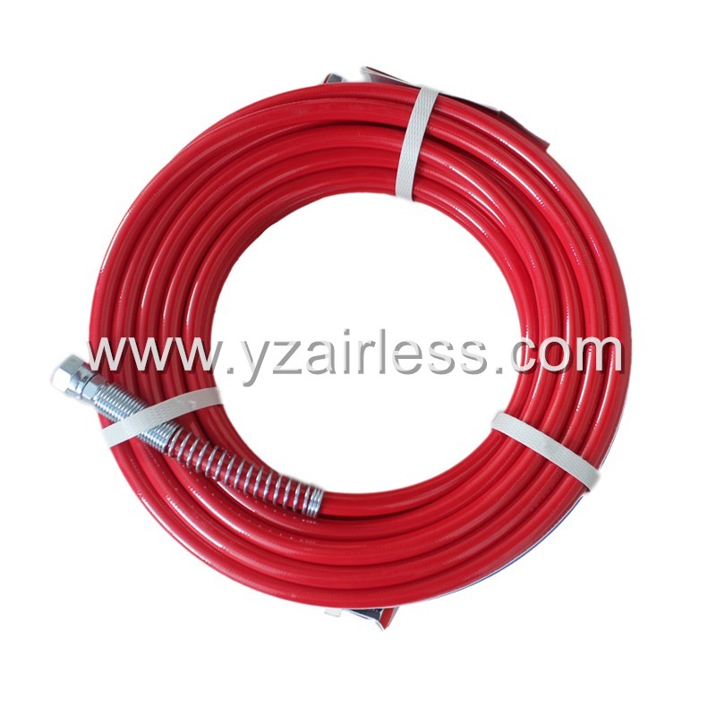 Red high pressure pipe