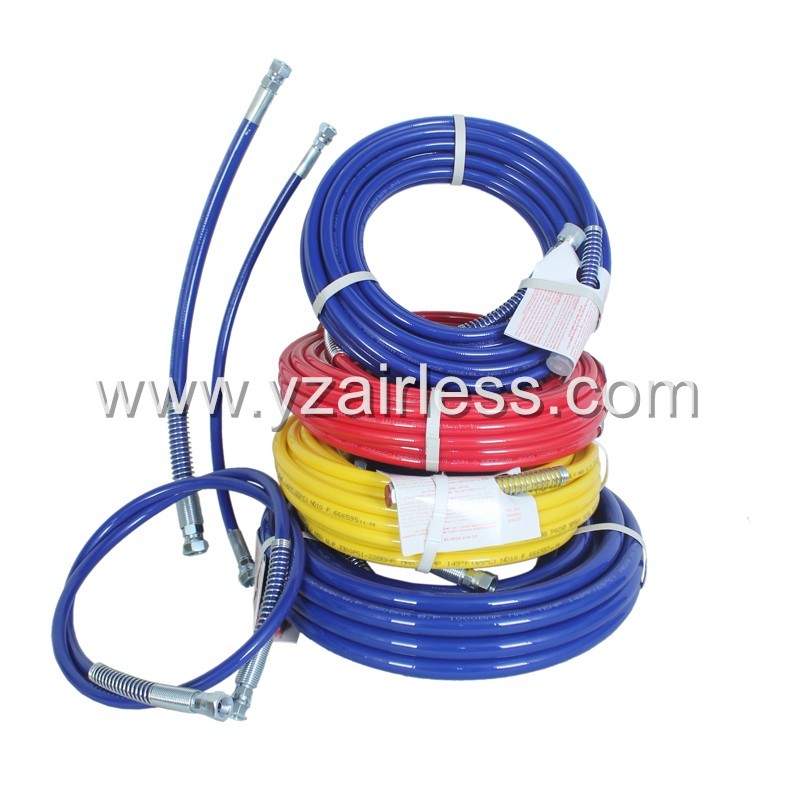 Red high pressure pipe airless painting hoses