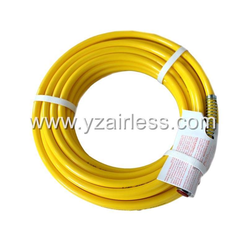 Yellow high pressure airless spray hoses